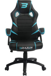 Brazen 18305 Puma Blue & Black Pc Gaming Chair - thumbnail 1