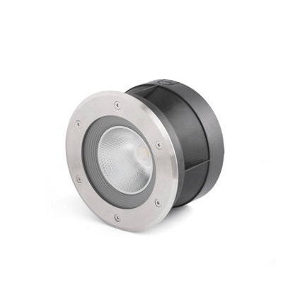Luminosa Lighting Luminosa Suria Led Outdoor Recessed Spotlight Wide Beam Angle Matt Nickel Ip67 - image 1