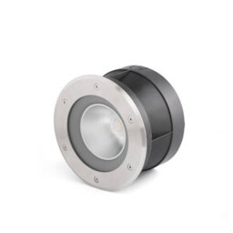Luminosa Lighting Luminosa Suria Led Outdoor Recessed Spotlight Wide Beam Angle Matt Nickel Ip67 - thumbnail 1
