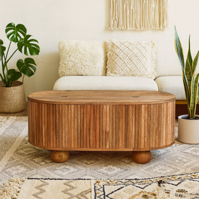 Wyld Haus Cernobbio Mango Wood Coffee Table With Lift-Up Storage Lid - image 1