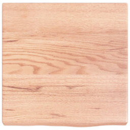 Berkfield Wall Shelf Light Brown 40X40X4 Cm Treated Solid Wood Oak - thumbnail 2