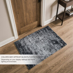 Homeart Eton Abstract Area Rug Super Soft & Durable Woven Carpet With Modern Artistic Design Anthracite 60X110 - thumbnail 3