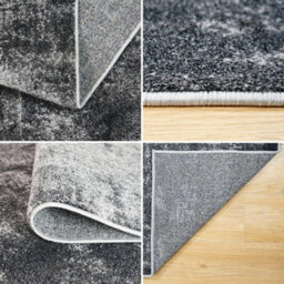 Homeart Eton Abstract Area Rug Super Soft & Durable Woven Carpet With Modern Artistic Design Anthracite 60X110 - thumbnail 5