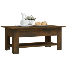 Vidaxl Coffee Table Smoked Oak 102X55X42 Cm Engineered Wood - thumbnail 5