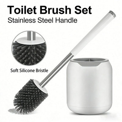 Soft Silicone Toilet Brush With Toilet Brush - image 1
