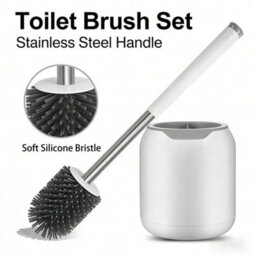 Soft Silicone Toilet Brush With Toilet Brush - thumbnail 1