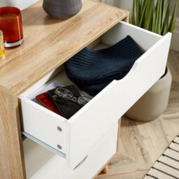 Home Source Boden 4 Drawer Chest Natural - thumbnail 7