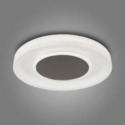 Luminosa Lighting Luminosa Moca Flush 50Cm Round 40W Led 4000K, 2400Lm, White / Mocha, 3Yrs Warranty - thumbnail 2