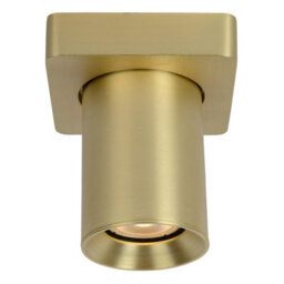 Lucide Nigel Modern Ceiling Spotlight - Led Dim To Warm - Gu10 - 1X5W 2200K/3000K - Matt Gold, Brass - thumbnail 5