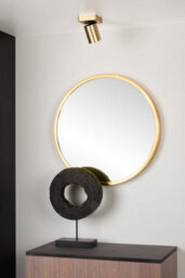 Lucide Nigel Modern Ceiling Spotlight - Led Dim To Warm - Gu10 - 1X5W 2200K/3000K - Matt Gold, Brass - thumbnail 4