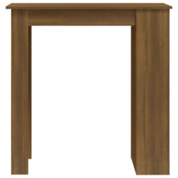 Berkfield Bar Table With Storage Rack Brown Oak 102X50X103.5 Cm Engineered Wood - thumbnail 5