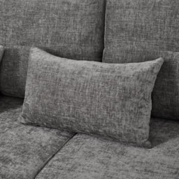 Abrihome 3-In-1 Convertible Chenille Sectional Sofa Bed With Storage Chaise, Charging Station & Adjustable Armrest, Grey - thumbnail 9
