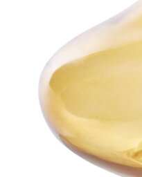 Beliani Decorative Vase Paneer Glass 30 Cm Yellow - thumbnail 6