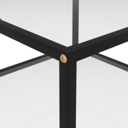 Berkfield Durable Coffee Table Transparent 60X60X35 Cm Tempered Glass - thumbnail 4