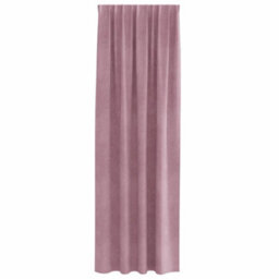 Berkfield Blackout Curtains With Top Tape 2 Pcs Dark Pink Velvet - thumbnail 3