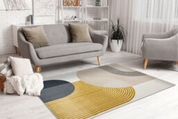 RugsX Carpet Fusion 0240 Cream Yellow - Geometric, Modern, Abstract 80X150 Cm - thumbnail 5