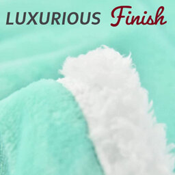 Glamhaus Heated Throw Electric Fleece Over Blanket Sofa Bed Large 160 X 130Cm Lucite Green - thumbnail 2