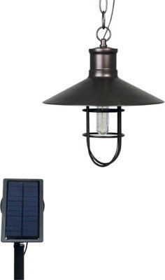 Luxform Solar Caledon Bronze Hanging Light - image 1