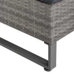 Wyld Haus Samilo 4-Seater Grey Rattan Garden Sofa Set With Storage Coffee Table And Cushions - thumbnail 9