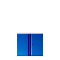 Phoenix Safe Company Phoenix Sc Series Sc1010Gbk 2 Door 1 Shelf Stationery Cupboard In Blue With Key Lock - thumbnail 2