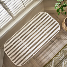 Dibor Vintage Cream Iron Slatted Indoor Outdoor Garden Hallway Furniture Coffee Table - thumbnail 3