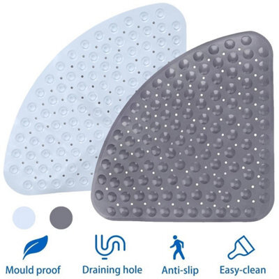 54Cm Corner Non Slip Shower Mat For Inside Shower - image 1