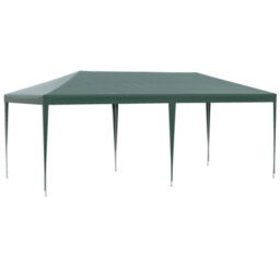 Outsunny 6M X 3M Garden Gazebo Marquee Canopy Party Tent Canopy Patio Green - thumbnail 8