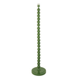Loops Elegant 1327mm Tall Gloss Green Floor Lamp With E27 Led Compatibility