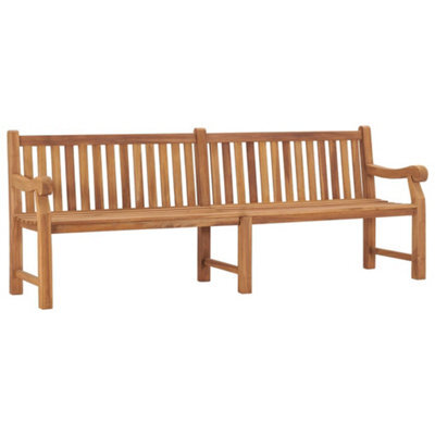 Berkfield Garden Bench 228 Cm Solid Teak Wood - image 1