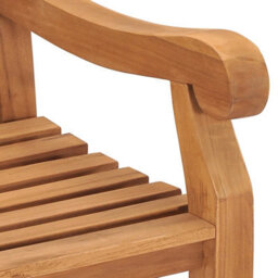 Berkfield Garden Bench 228 Cm Solid Teak Wood - thumbnail 5