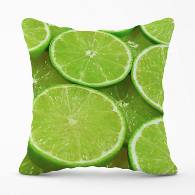Warren Reed Designer Fresh Limes Outdoor Cushion 45Cm X 45Cm - image 1