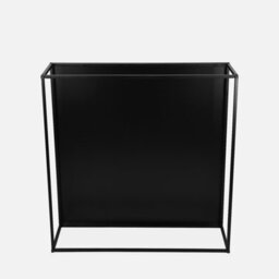 Sweeek - Metal Coffee Table Black Industrielle L 100 X W 100 X H 36Cm   Sweeek - thumbnail 3