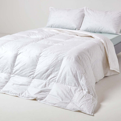 Homescapes Luxury White Duck Down 13.5 Tog King Size Winter Duvet - image 1