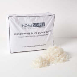 Homescapes Luxury White Duck Down 13.5 Tog King Size Winter Duvet - thumbnail 4