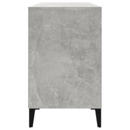 Berkfield Shoe Cabinet Concrete Grey 102X36X60 Cm Engineered Wood - thumbnail 6