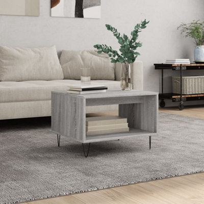 Berkfield Coffee Table Grey Sonoma 60X50X40 Cm Engineered Wood - image 1