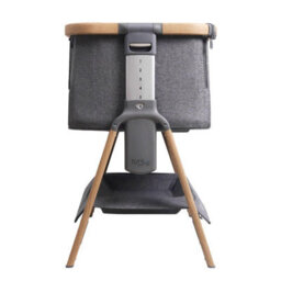 Xample Tutti Bambini Cozee Air Bedside Rocking Crib, Oak & Charcoal Adjustable Height, Breathable Mattress, Removable Rocking Bars - thumbnail 6