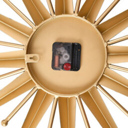 Living And Home Nordic Light Luxury Metal Starburst Decorative Wall Clock Diameter 70Cm - thumbnail 8