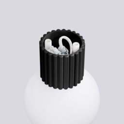 Luminosa Lighting Luminosa Halo Bathroom Wall Lamp Black 1X G9Ip44 - thumbnail 6