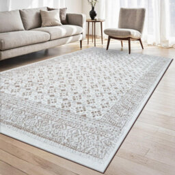 Homeart Traditional Area Rug Super Soft Sustainable Woven Neutral Carpet Durable Indoor Rug Weave Beige 200X290