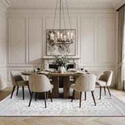 Homeart Traditional Area Rug , Super Soft & Sustainable Woven Neutral Carpet Durable Indoor Rug Weave Beige 200X290 - thumbnail 4