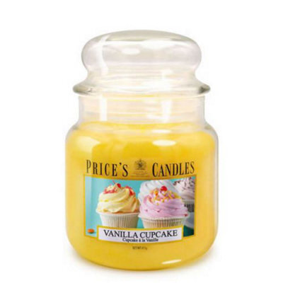Price's Candles Prices Fragrance Collection Vanilla Cupcake Medium Jar Candle - image 1
