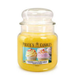 Price's Candles Prices Fragrance Collection Vanilla Cupcake Medium Jar Candle - thumbnail 1