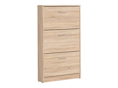 Arte Nepo Plus 70 Cm 3 Door Shoe Cabinet Oak Sonoma - image 1