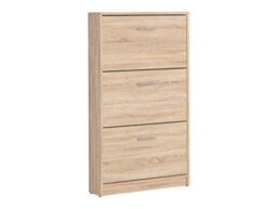 Arte Nepo Plus 70 Cm 3 Door Shoe Cabinet Oak Sonoma - thumbnail 1