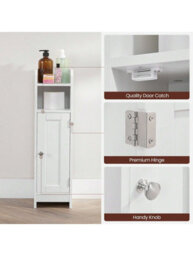 LEDREM Hall Tree With Bench And Shoe Storage, Hallway Coat Rack With Shoe Bench, 2 Fabric Drawers, 10 Hooks - thumbnail 7