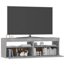 Walplus Tv Cabinet With Led Lights Grey Sonoma 120X35X40 Cm - thumbnail 7