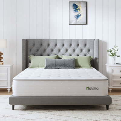 Novilla 30Cm Medium Memory Foam Pocket Sprung Mattress - image 1