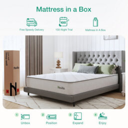 Novilla 30Cm Medium Memory Foam Pocket Sprung Mattress - thumbnail 9