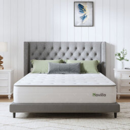 Novilla 30Cm Medium Memory Foam Pocket Sprung Mattress - thumbnail 1
